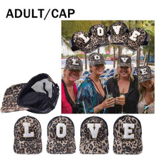 Load image into Gallery viewer, Cheetah Initial Patch Hat
